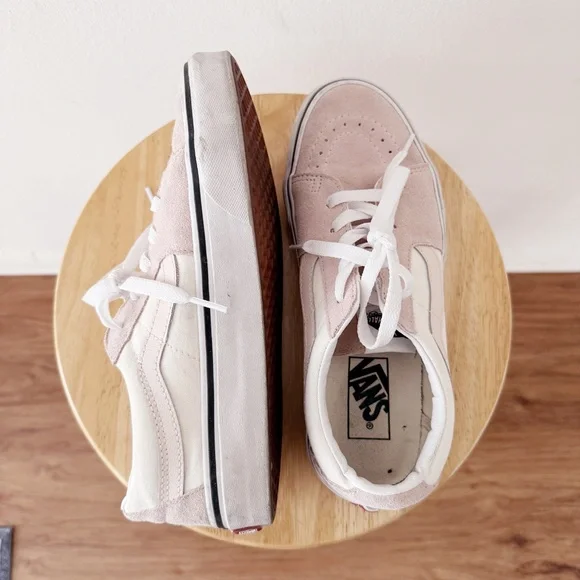 pink suede vans sk8-low - Picture 5 of 7